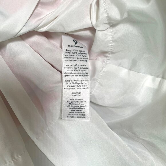 Carter’s Baby Empire Waist Striped Dress Bloomers Set 9 Months Easter - Picture 6 of 10